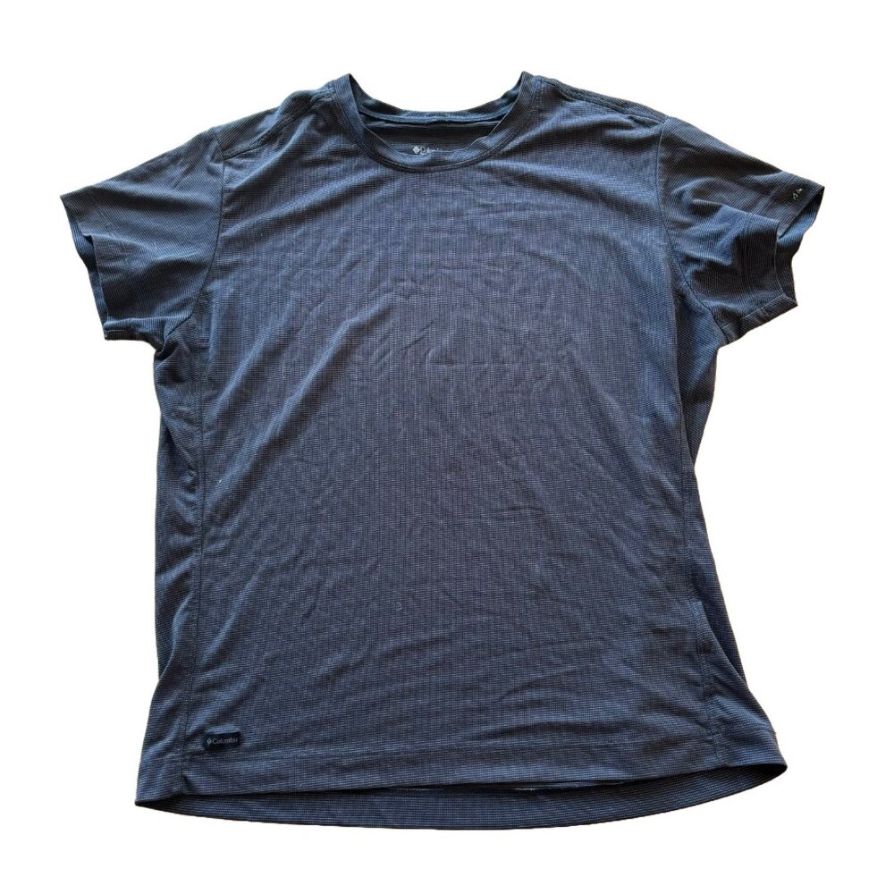 Columbia Womens Gray Athletic Lightweight Tshirt / Exercise Short Sleeve Top L
